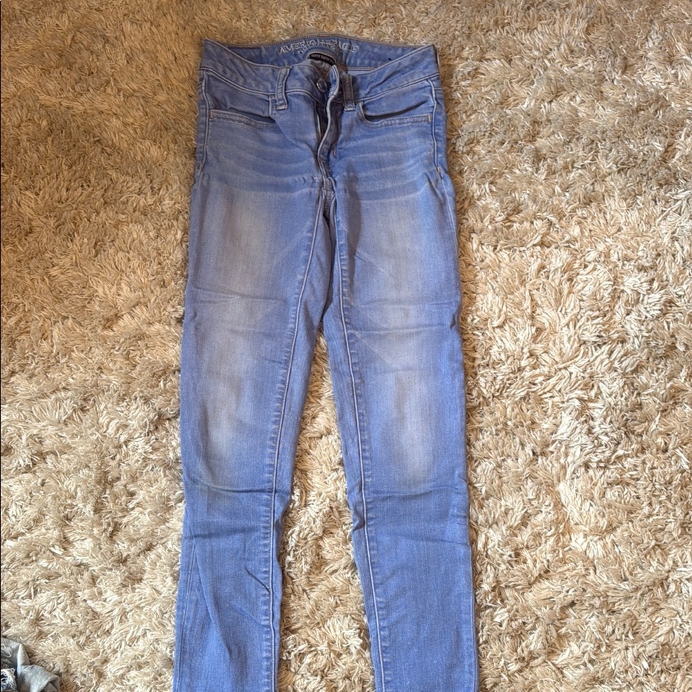 American Eagle Outfitters Blue Skinny Jeans